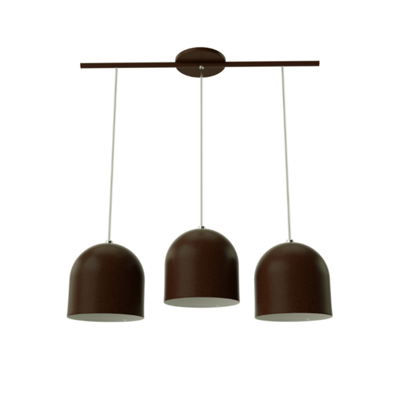 Pendente Jojo 3xe27 1xe27 Marrom-or248|orluce